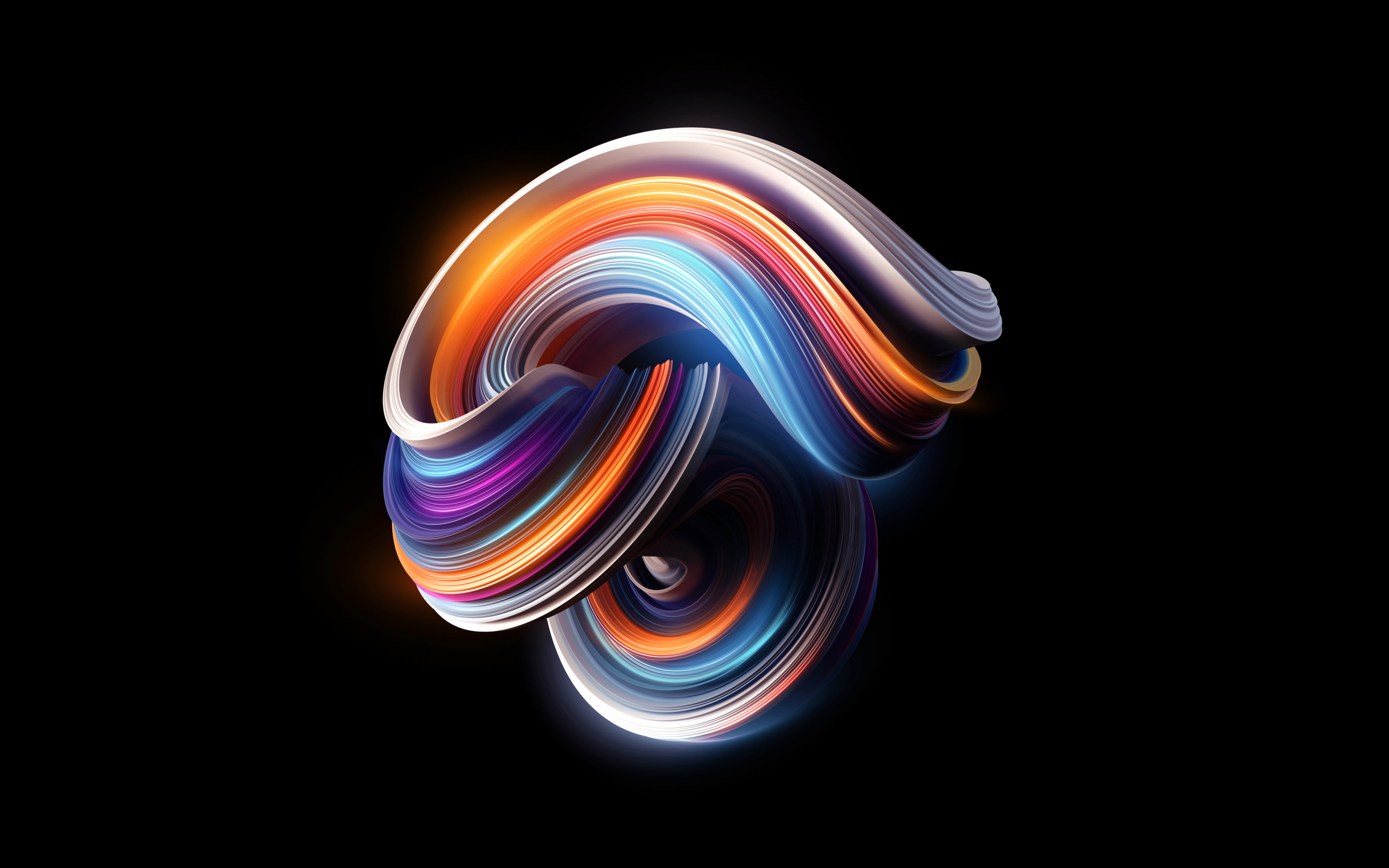 Colorful, curves, MI, stock, abstract, 2880x1800 wallpaper