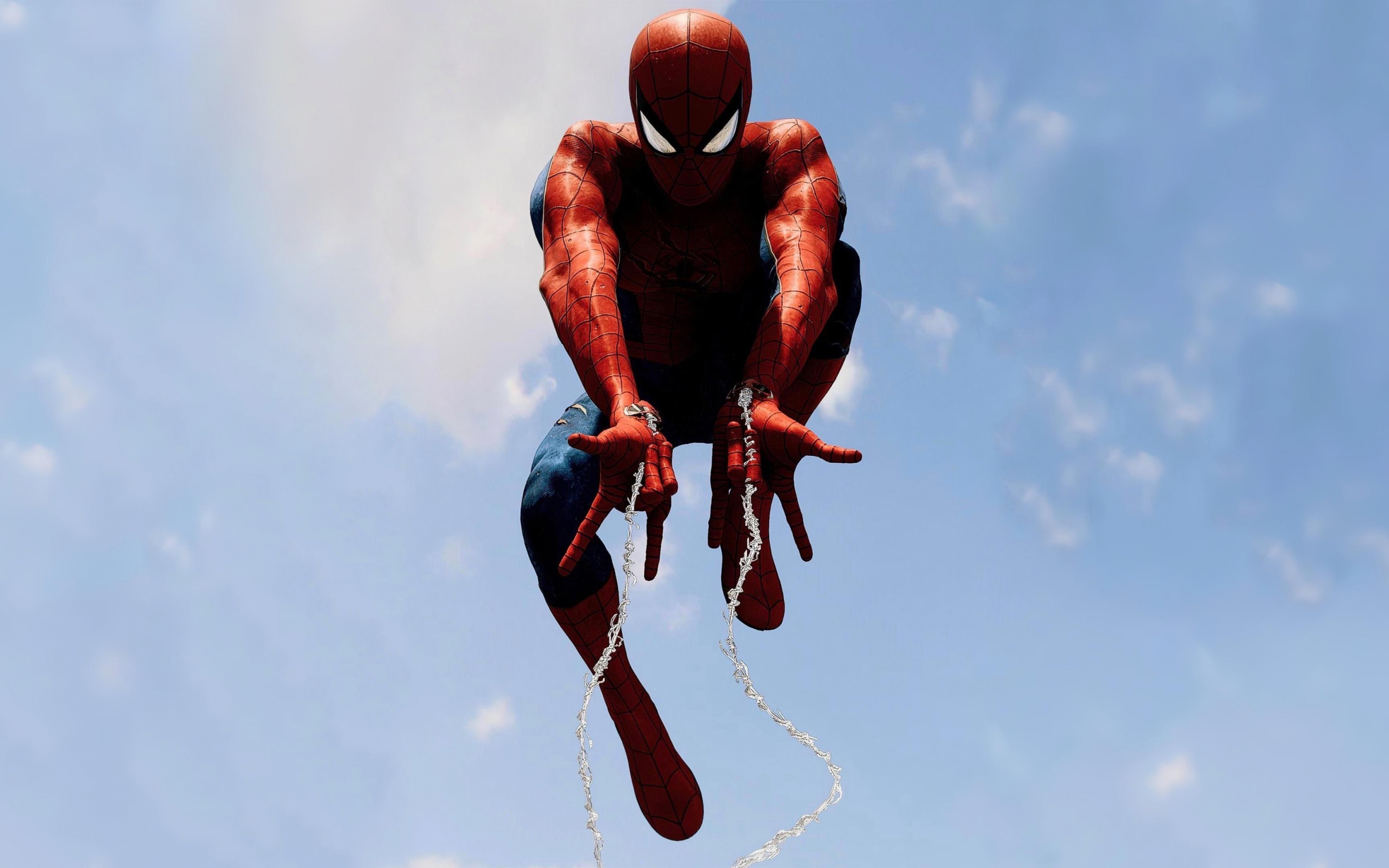 Spider-man, swing, PS4 game, 2880x1800 wallpaper