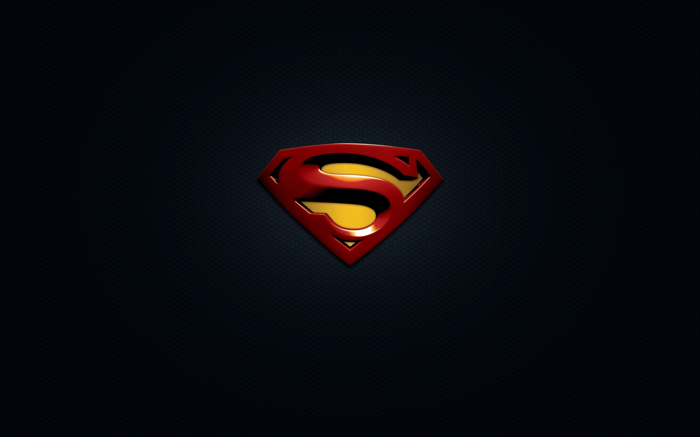 Superman, logo, minimal, 2880x1800 wallpaper