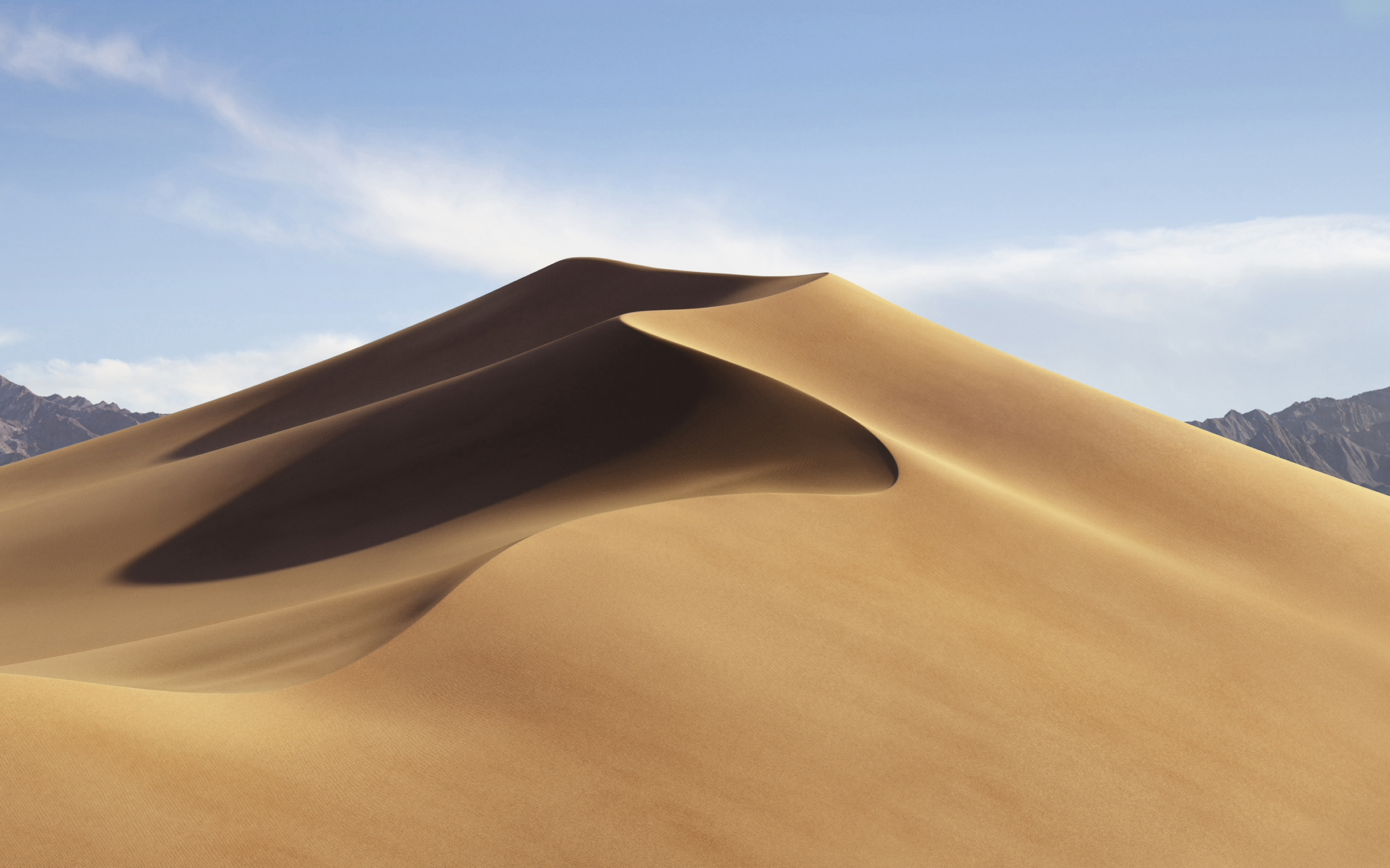 Mojave desert, dune, sand, hot day, 2880x1800 wallpaper