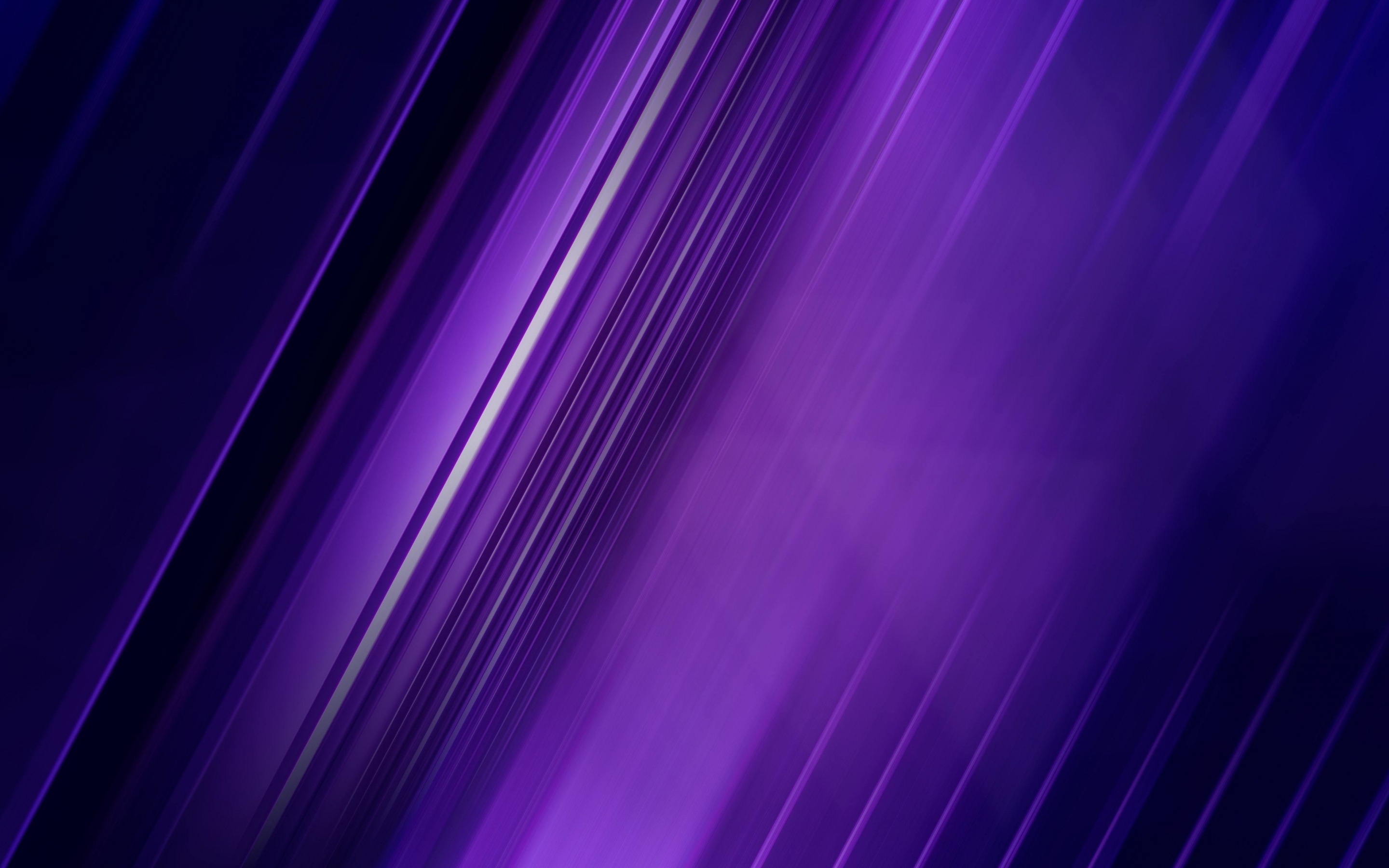Blue-violet stripes, diagonal lines, abstract, 2880x1800 wallpaper