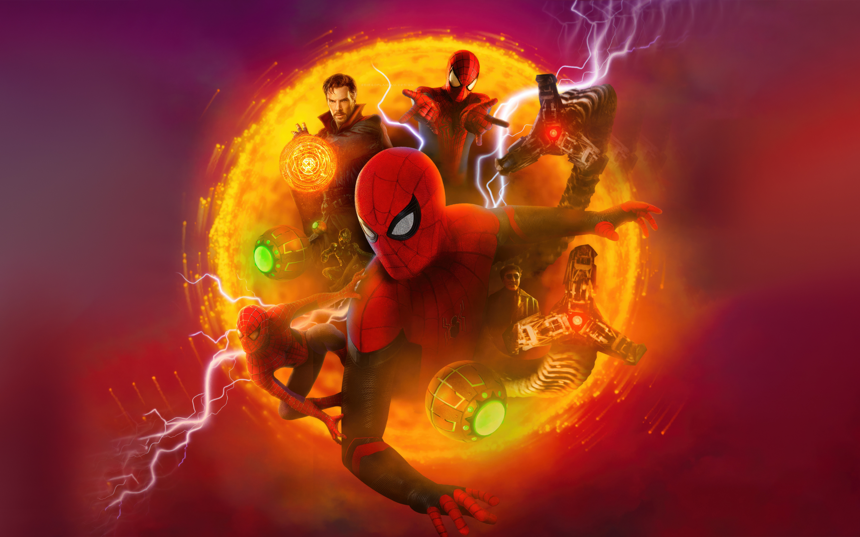 Spider-Man: No Way Home, movie poster, 2023, 2880x1800 wallpaper