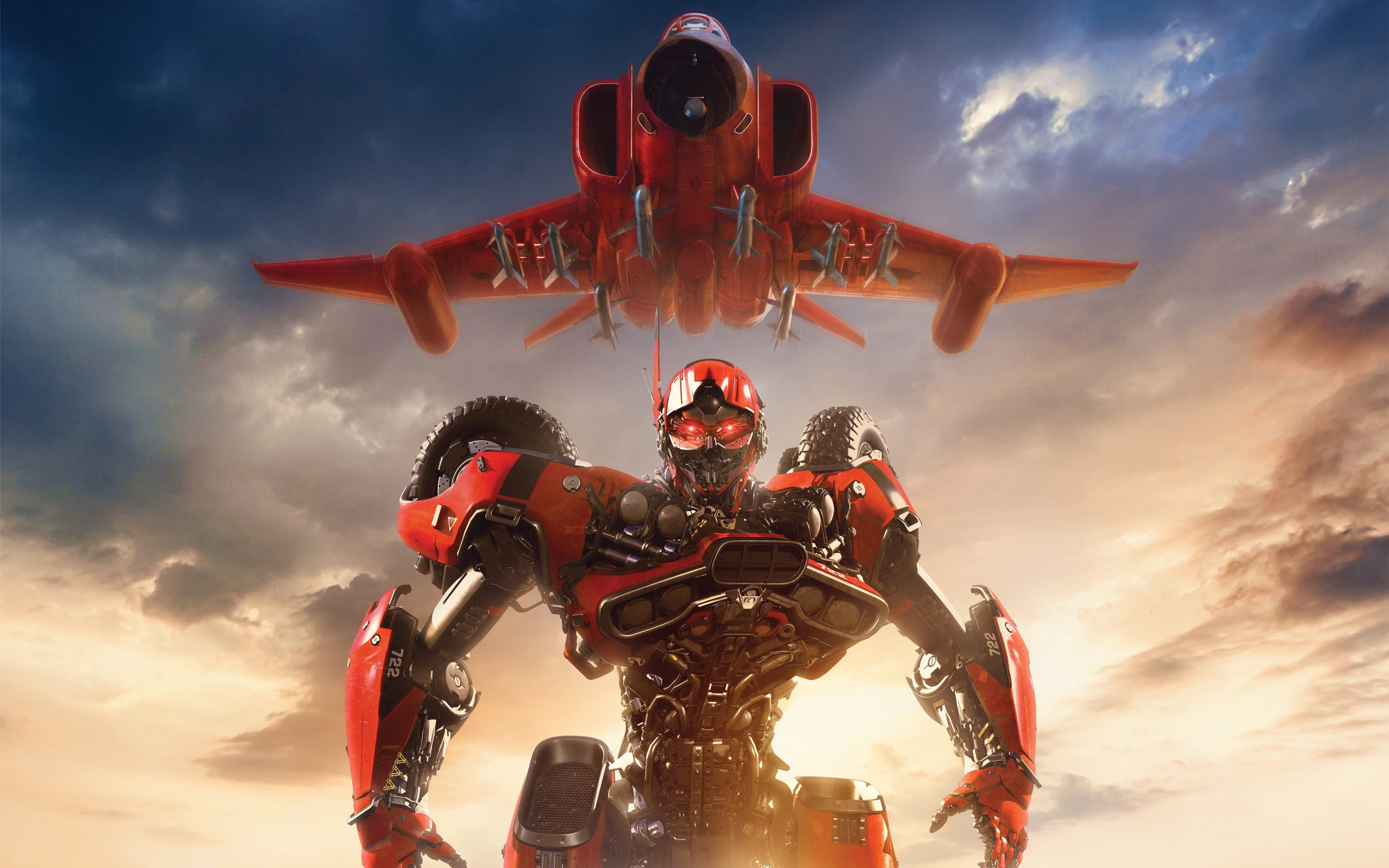 Shatter Decepticon, Bumblebee, robot, aircraft, 2019, 2880x1800 wallpaper