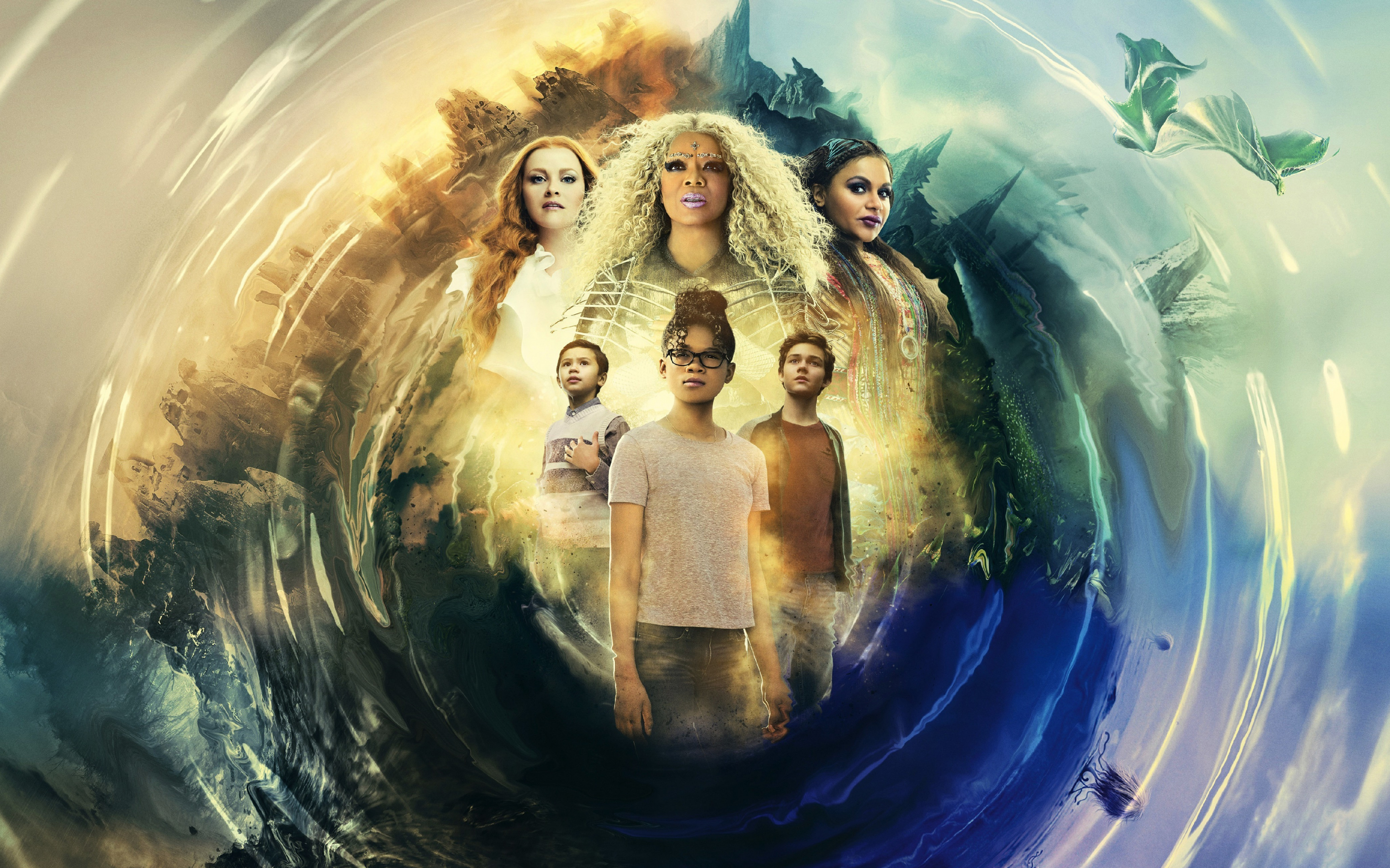 A Wrinkle in Time, 2018 movie, waves, poster, 2880x1800 wallpaper