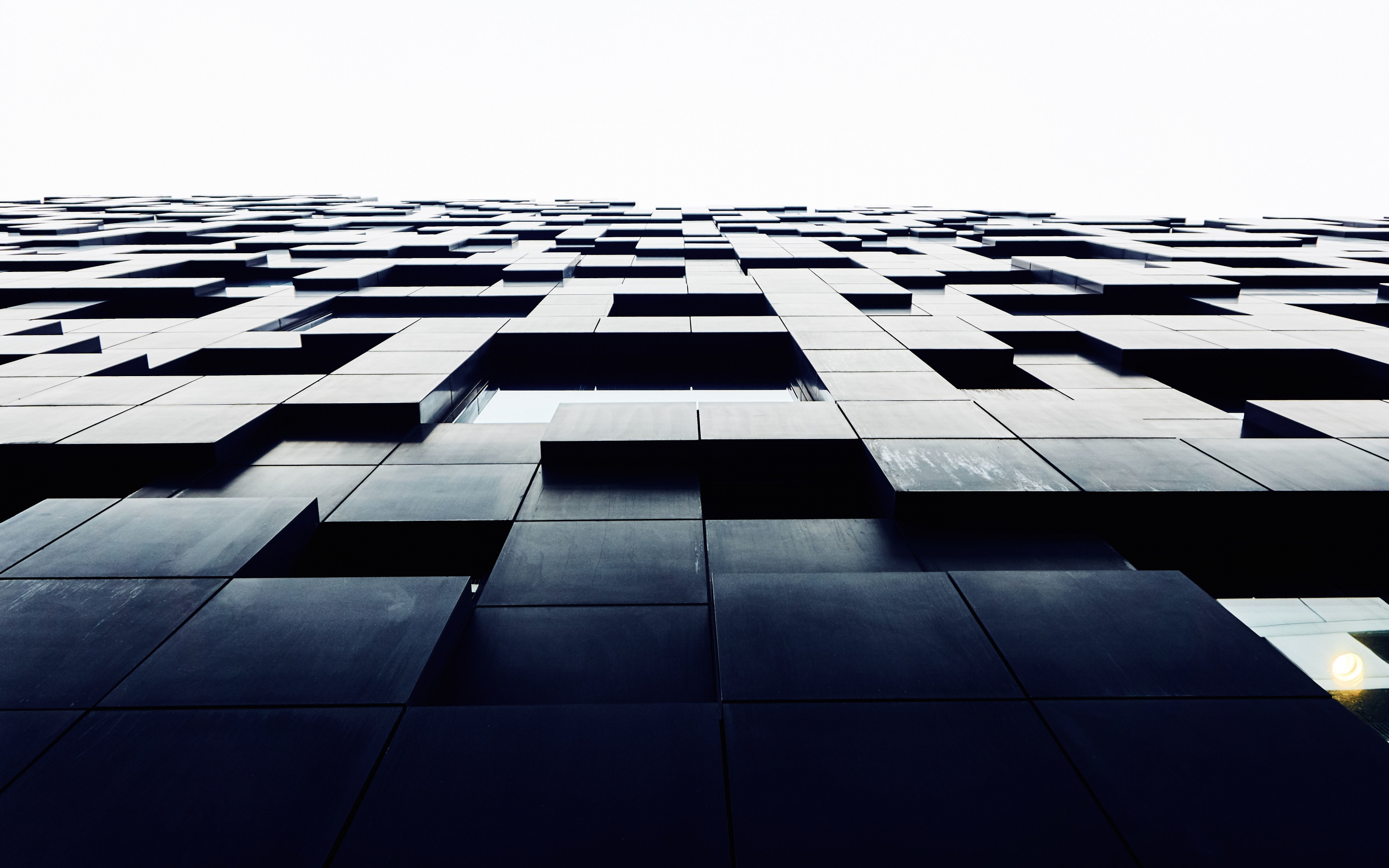 Cubical, surface, building, facade, 2880x1800 wallpaper