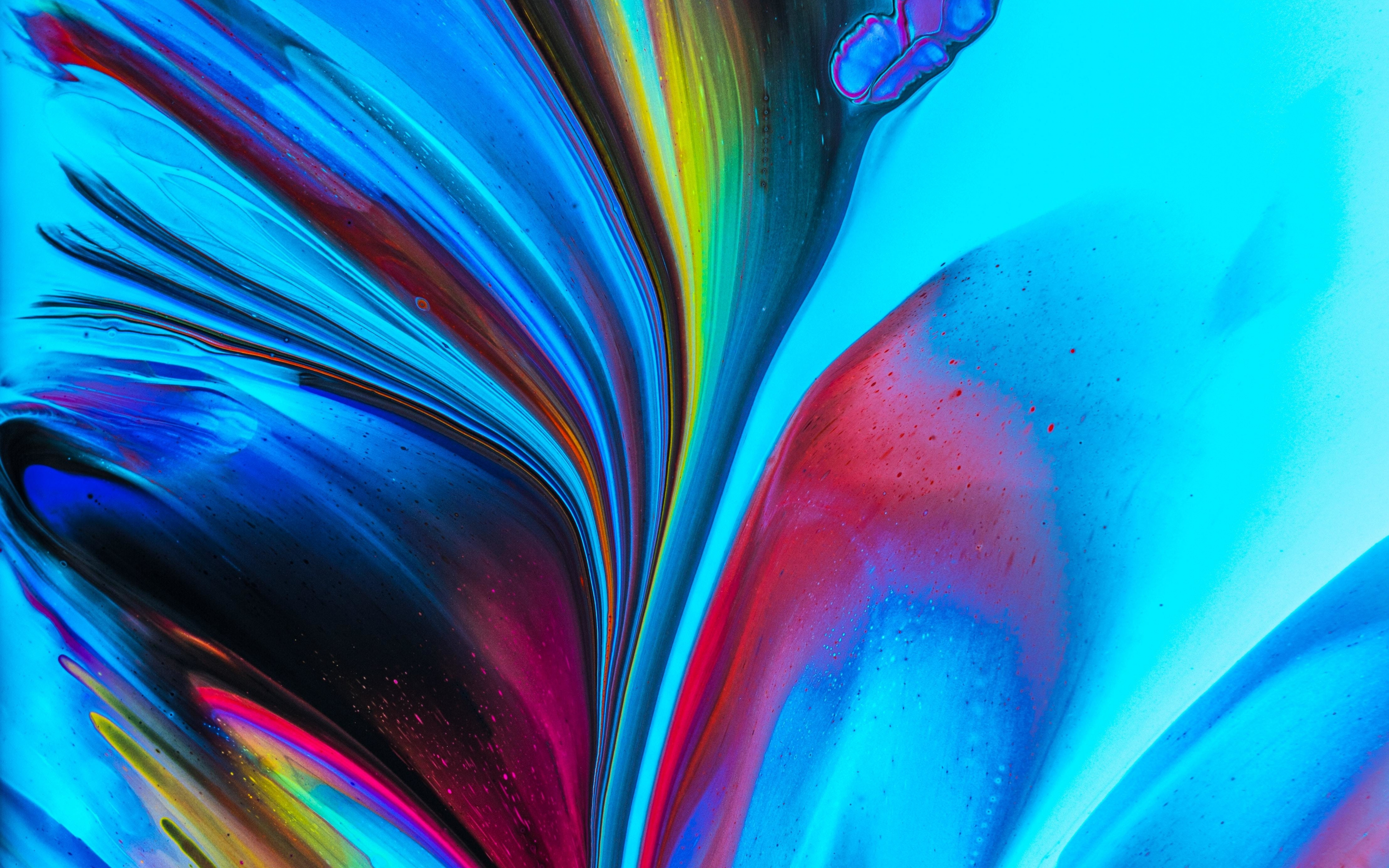 Colorful texture, abstract art, 2880x1800 wallpaper