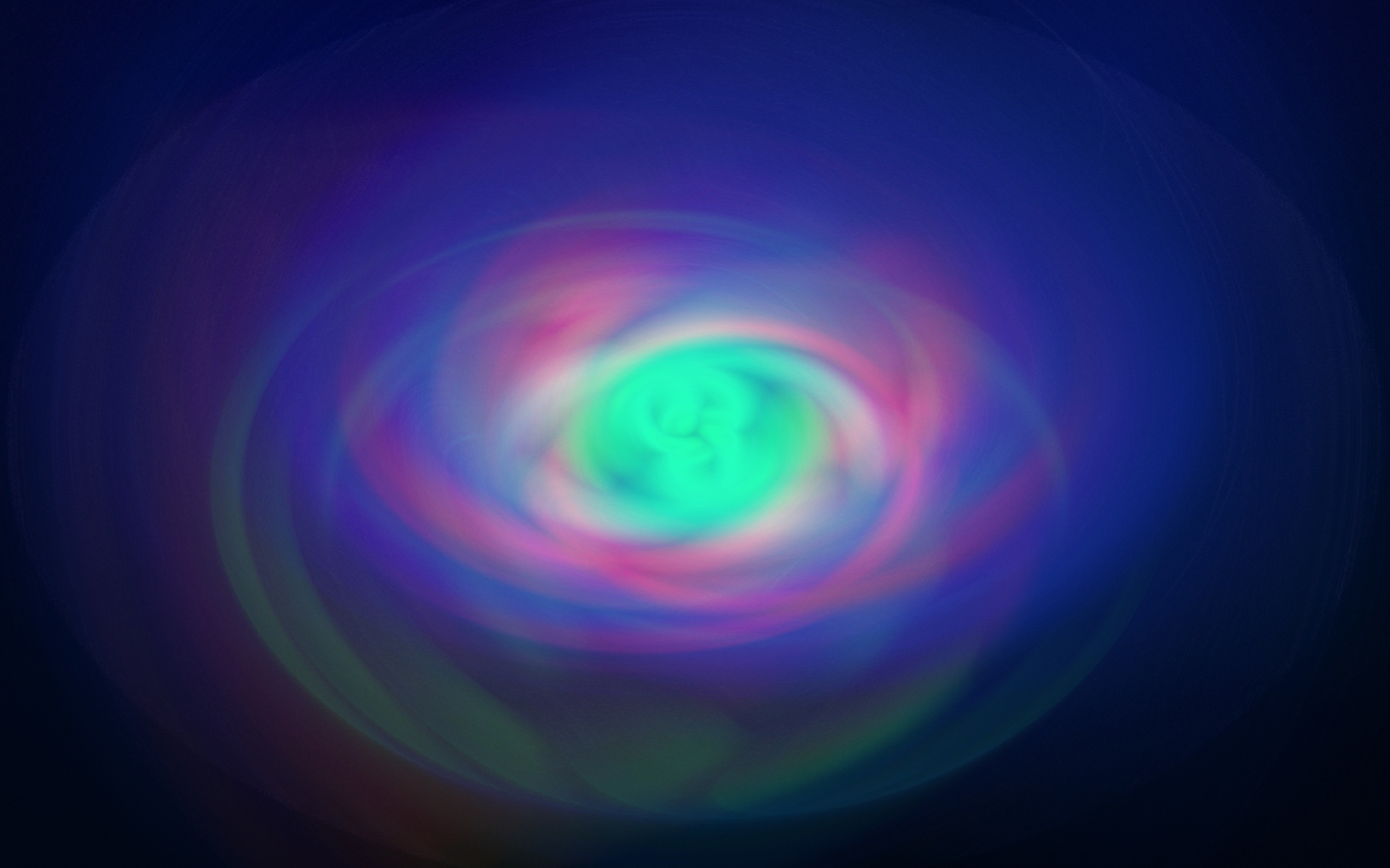 Minimal, glowing swirl, colorful, abstract, 2880x1800 wallpaper