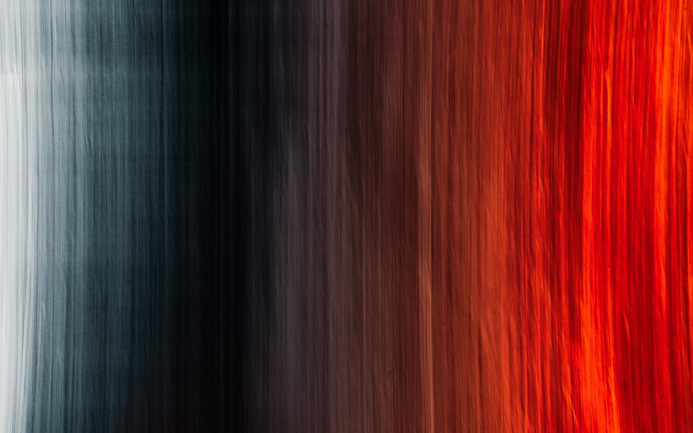 Threads, black-red, abstract art, 2880x1800 wallpaper