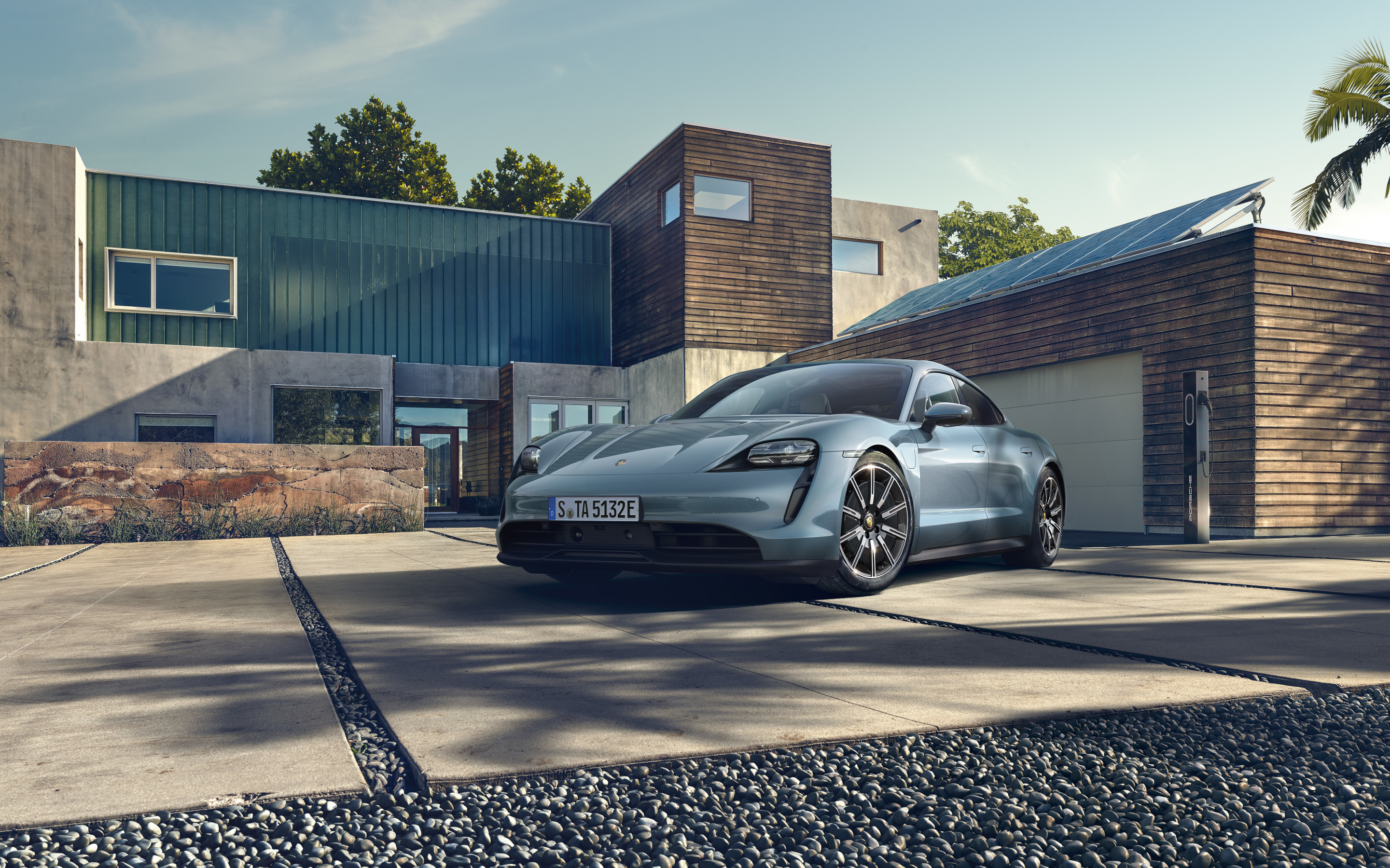 Car, 2019 Porsche Taycan 4S, sports car, 2880x1800 wallpaper