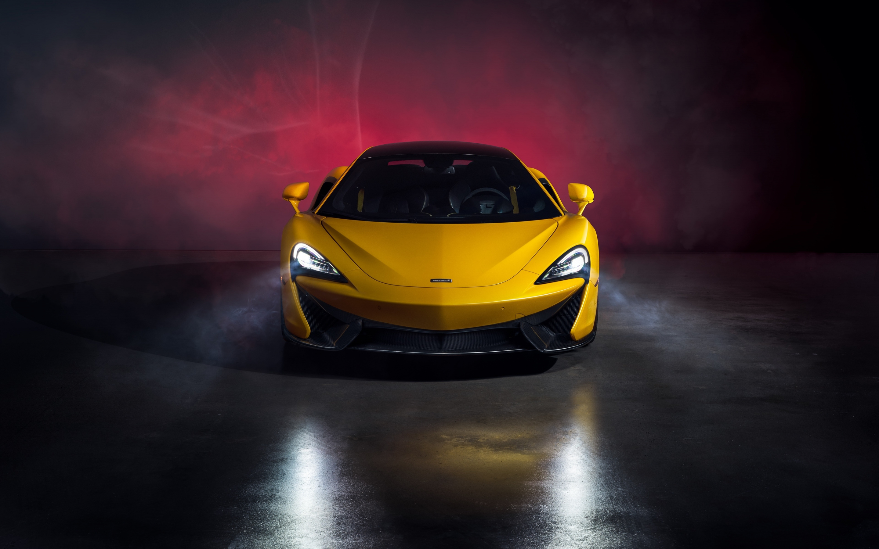 Yellow, McLaren 570S MSO, 4k, 2880x1800 wallpaper