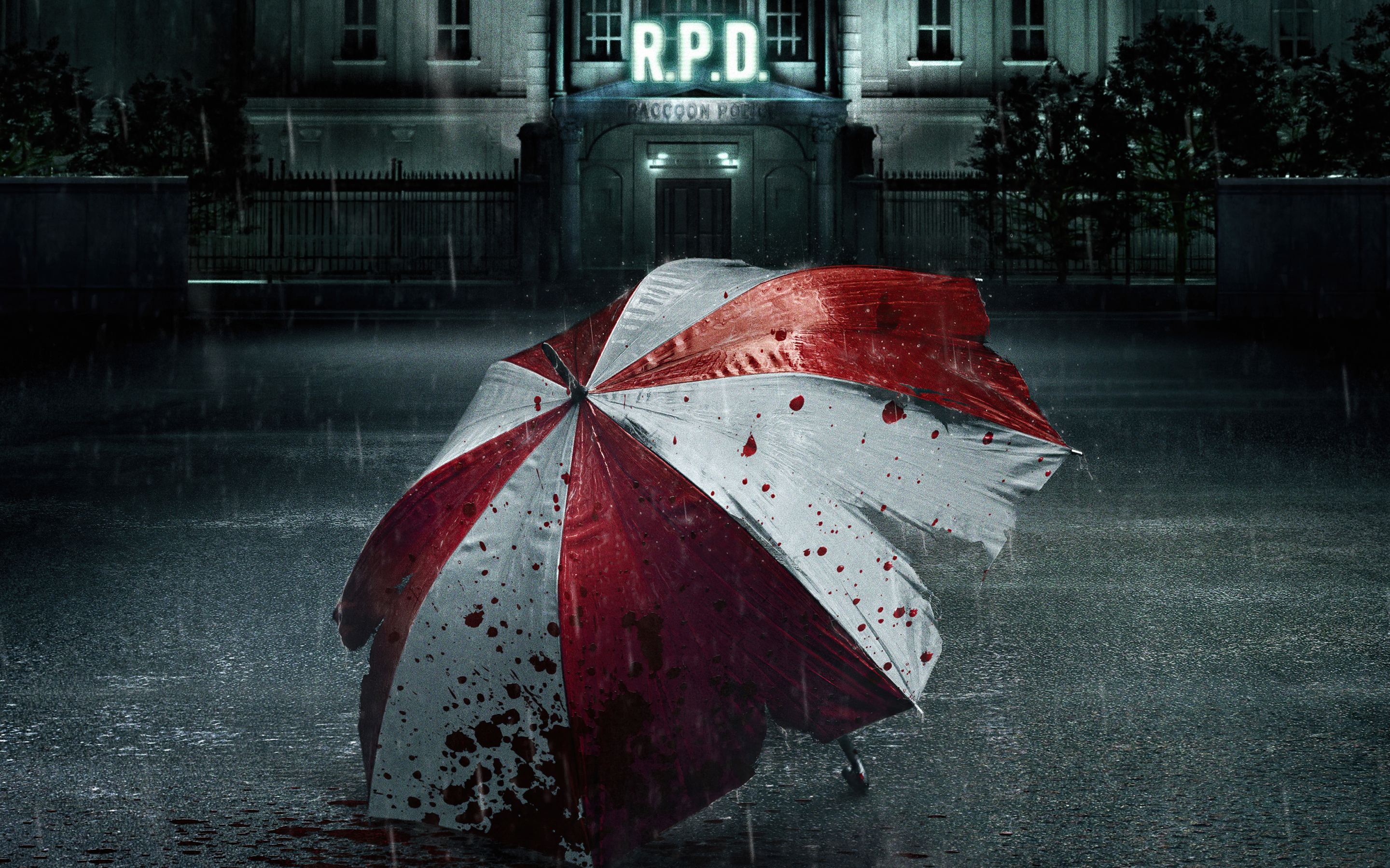 2021 movie, Resident Evil: Welcome to Raccoon City, Horror/Action movie, 2880x1800 wallpaper