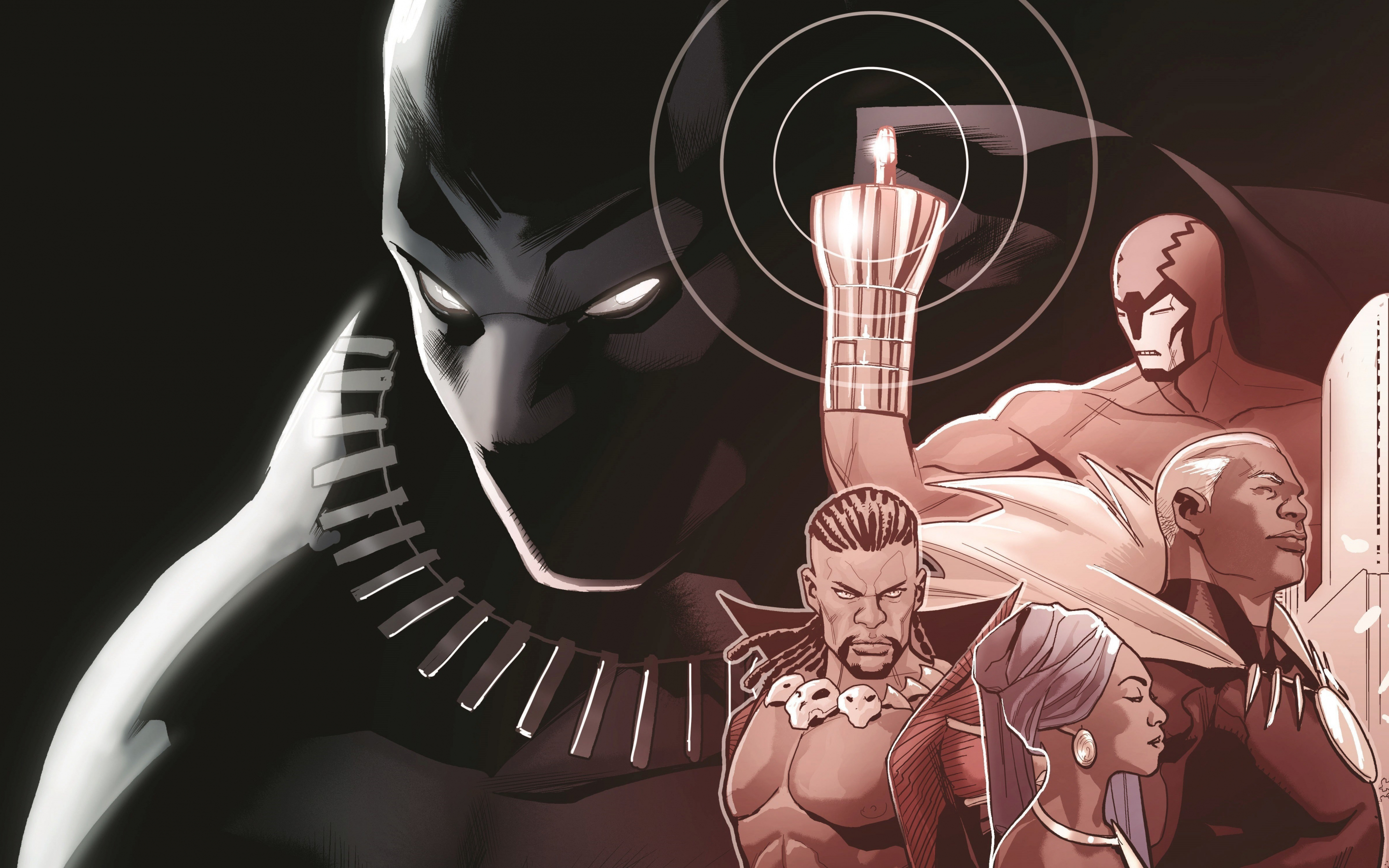 Black panther, superhero, comics, 2880x1800 wallpaper
