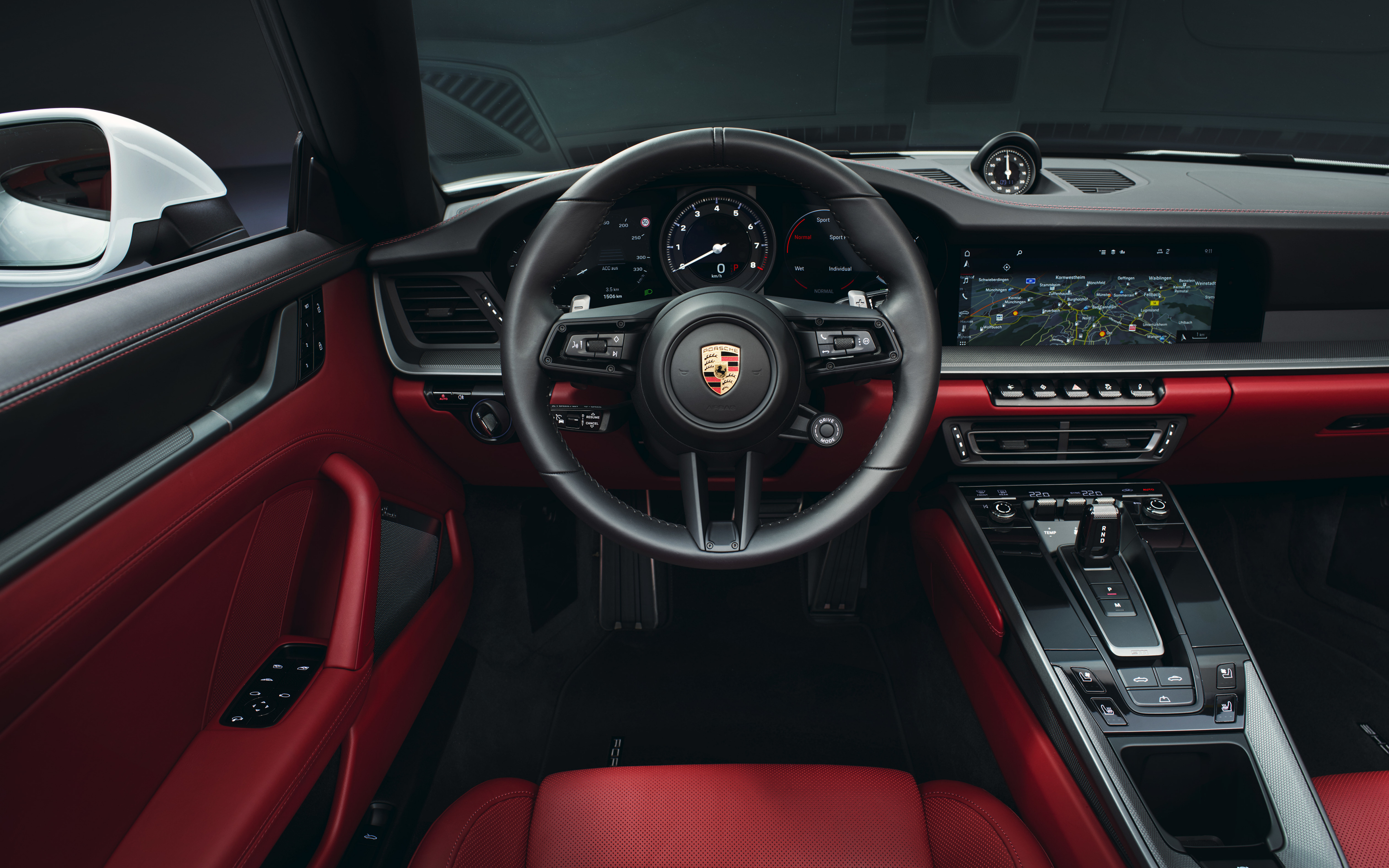 Porsche 911 Carrera S Cabriolet, interior, 2019, 2880x1800 wallpaper