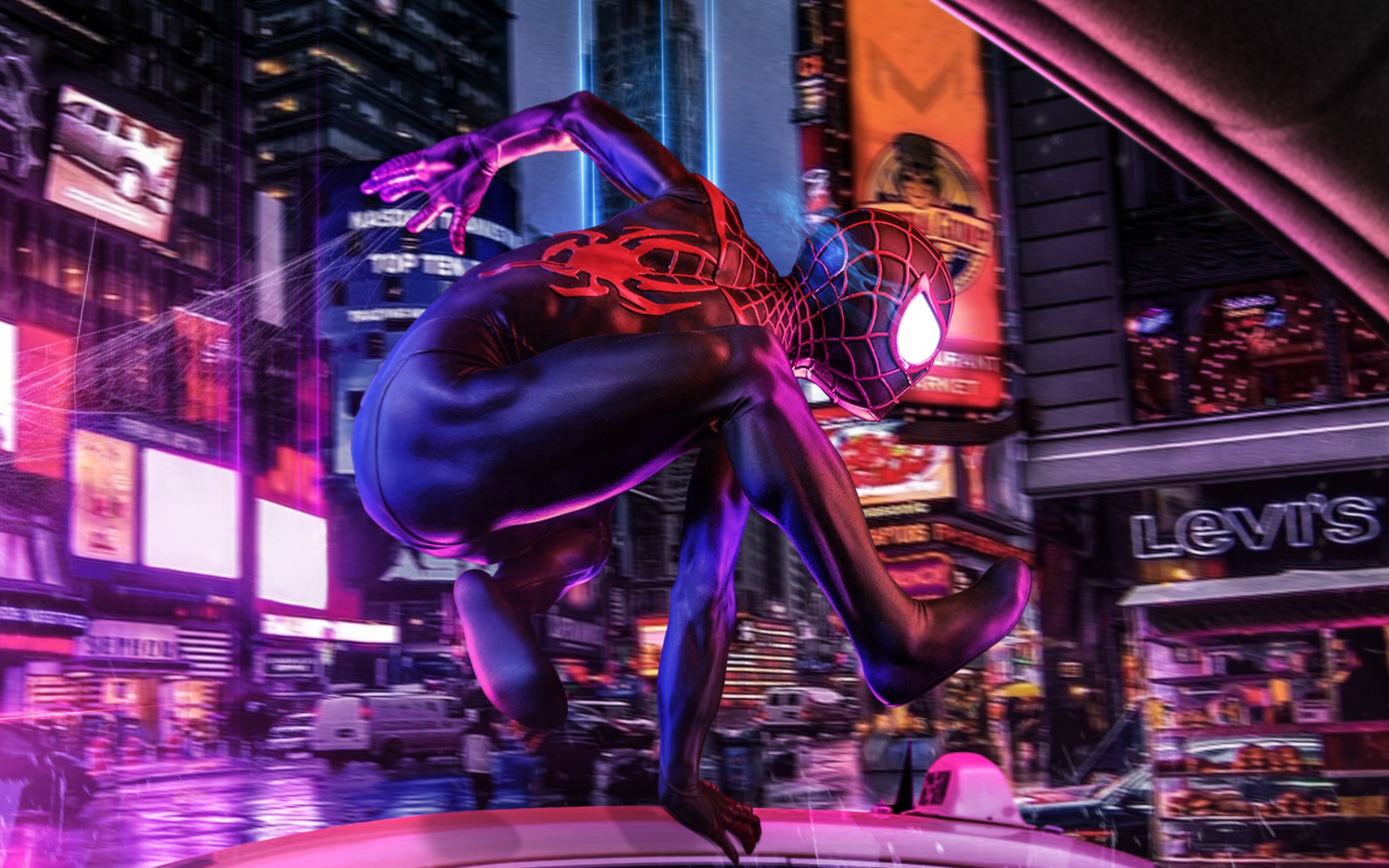 Spider-Man: Into the Spider-Verse, movie, artwork, 2880x1800 wallpaper