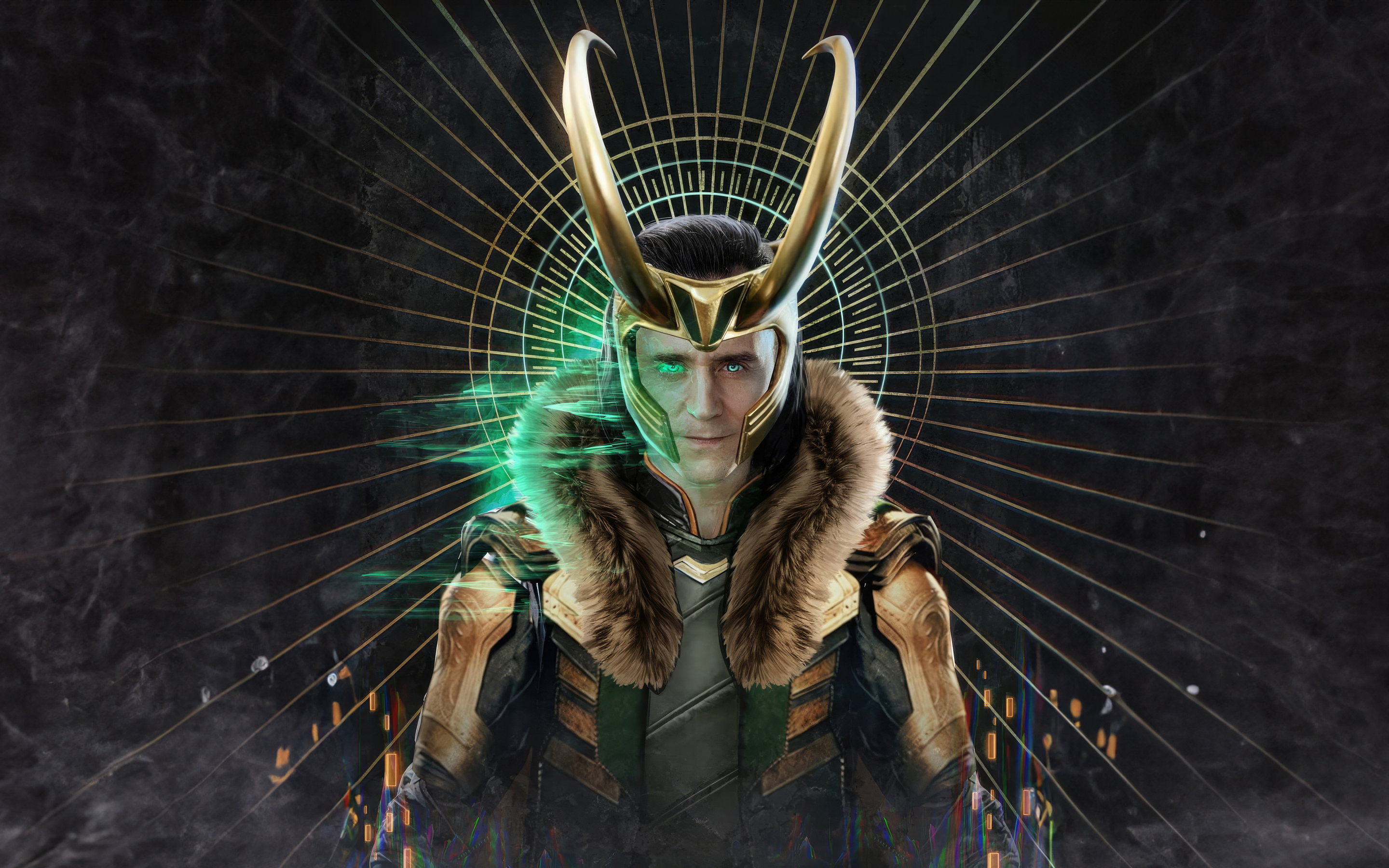 Disney and marvel series, Loki 2, glowing eyes, 2880x1800 wallpaper
