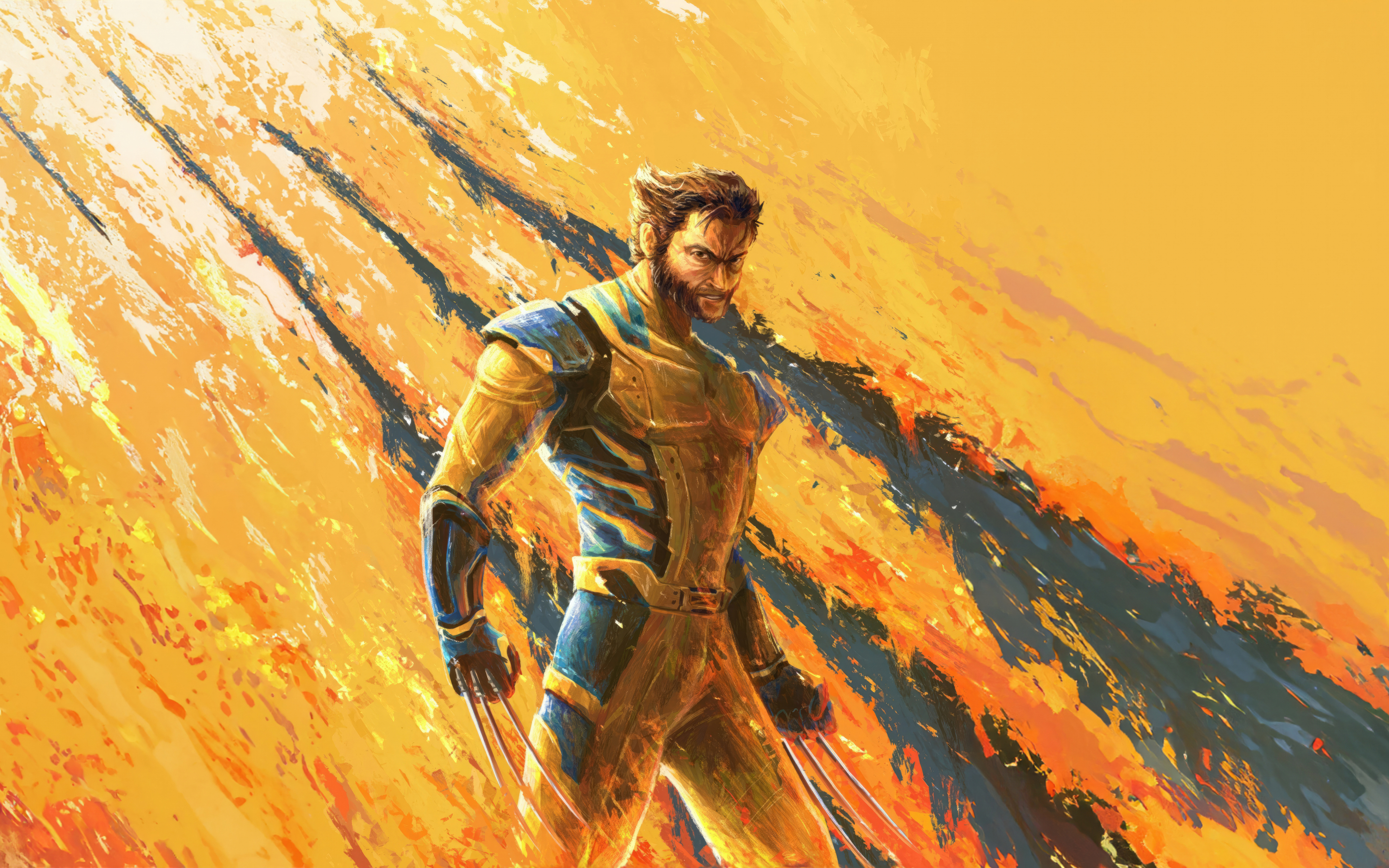 Wolverine in 2023 movie, Deadpool 3, fan art, 2880x1800 wallpaper