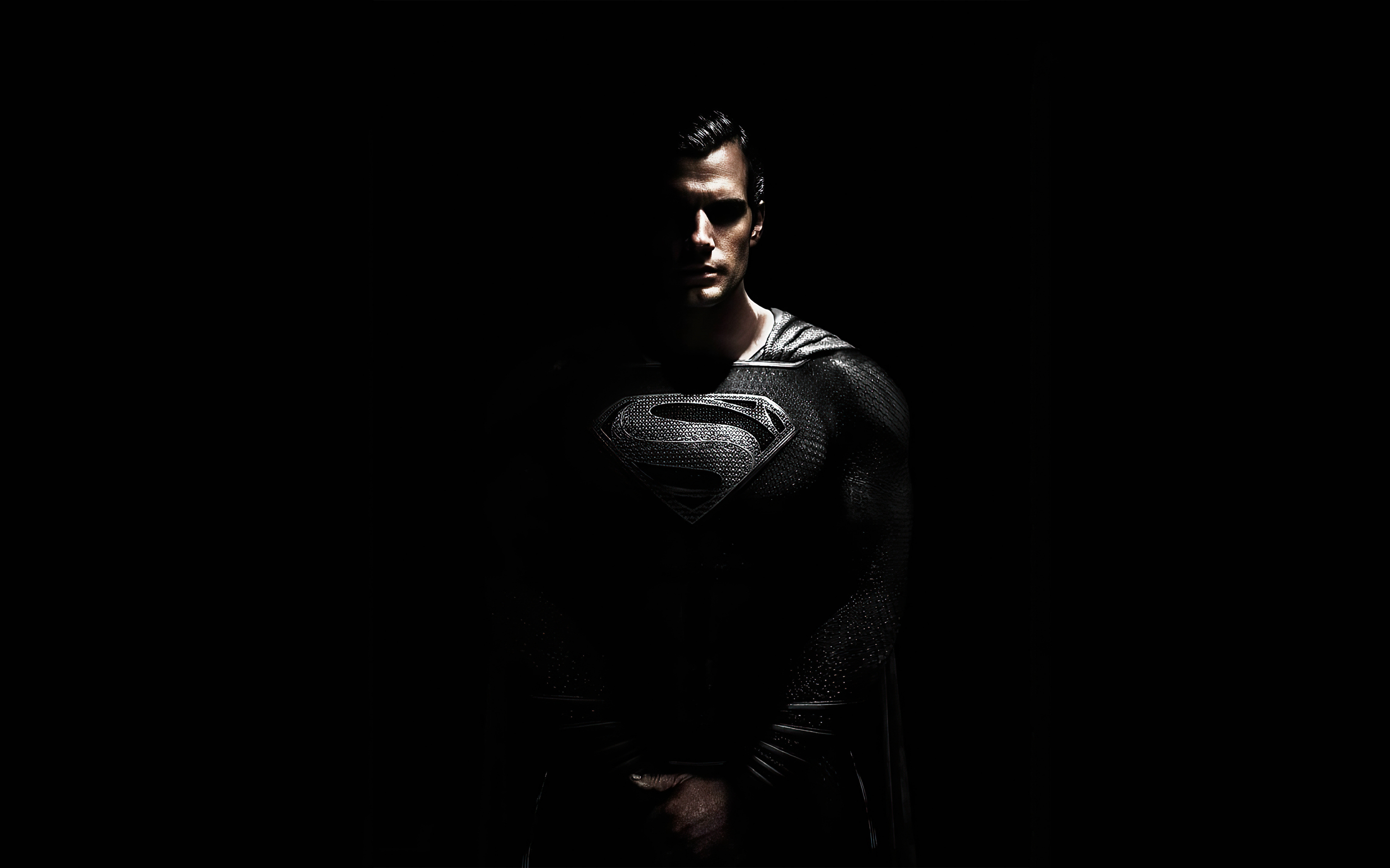 Black suit, superman, dark, 2020, 2880x1800 wallpaper
