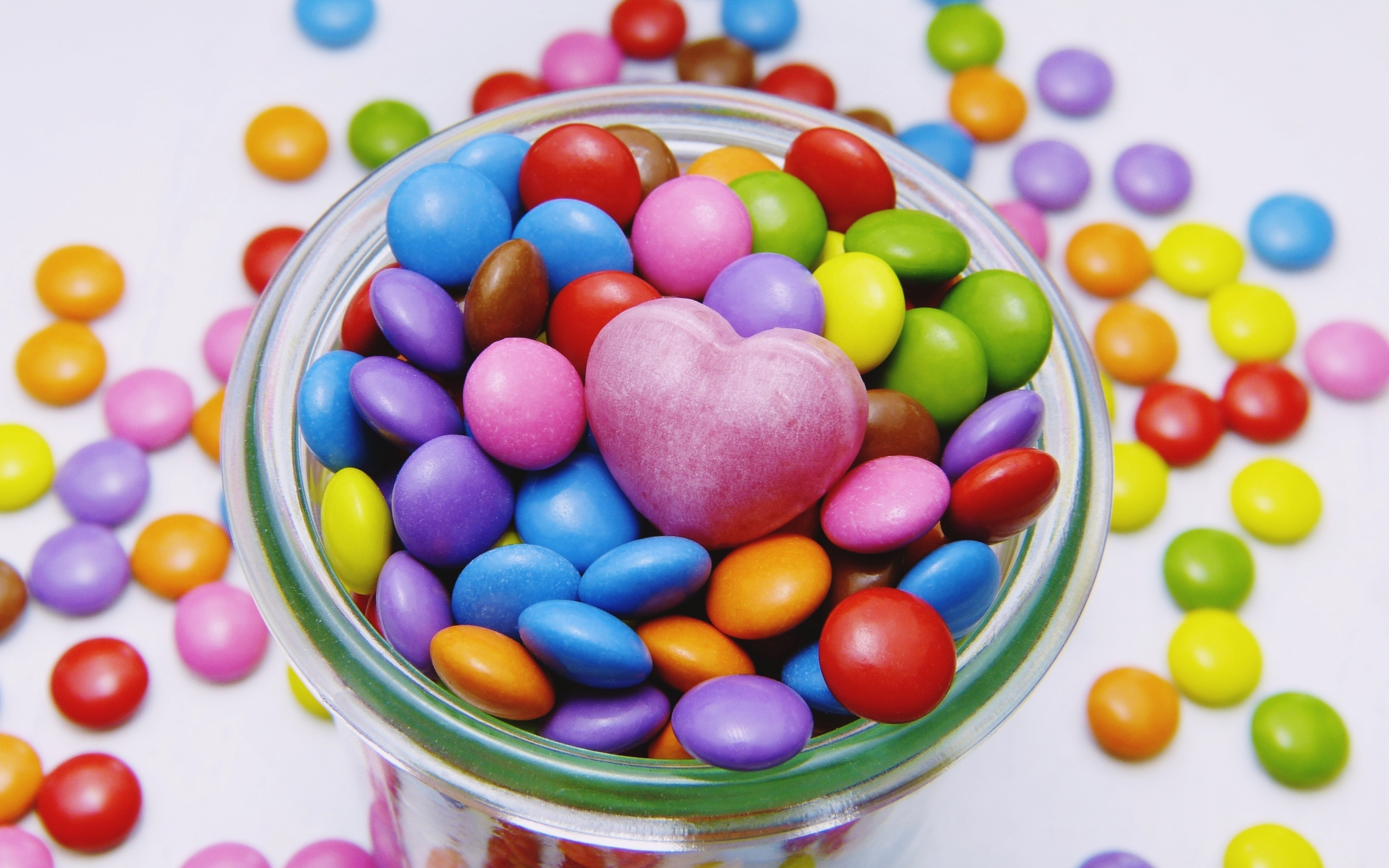 Colorful, sweet candies, chocolate, 2880x1800 wallpaper