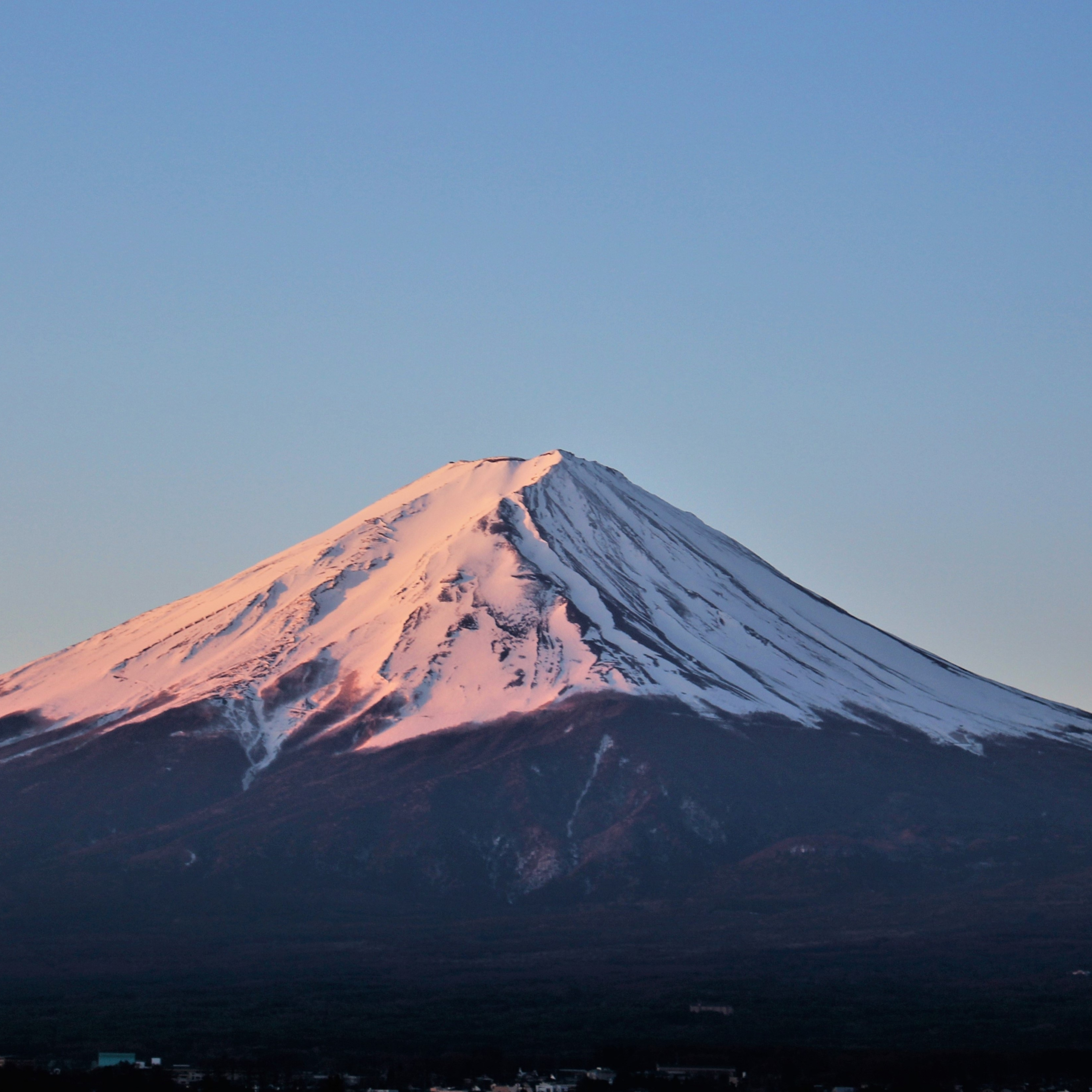 Download 2932x2932 Wallpaper Mount Fuji Peak Sky Mountain Nature Ipad Pro Retina 2932x2932 Hd Image Background 10777