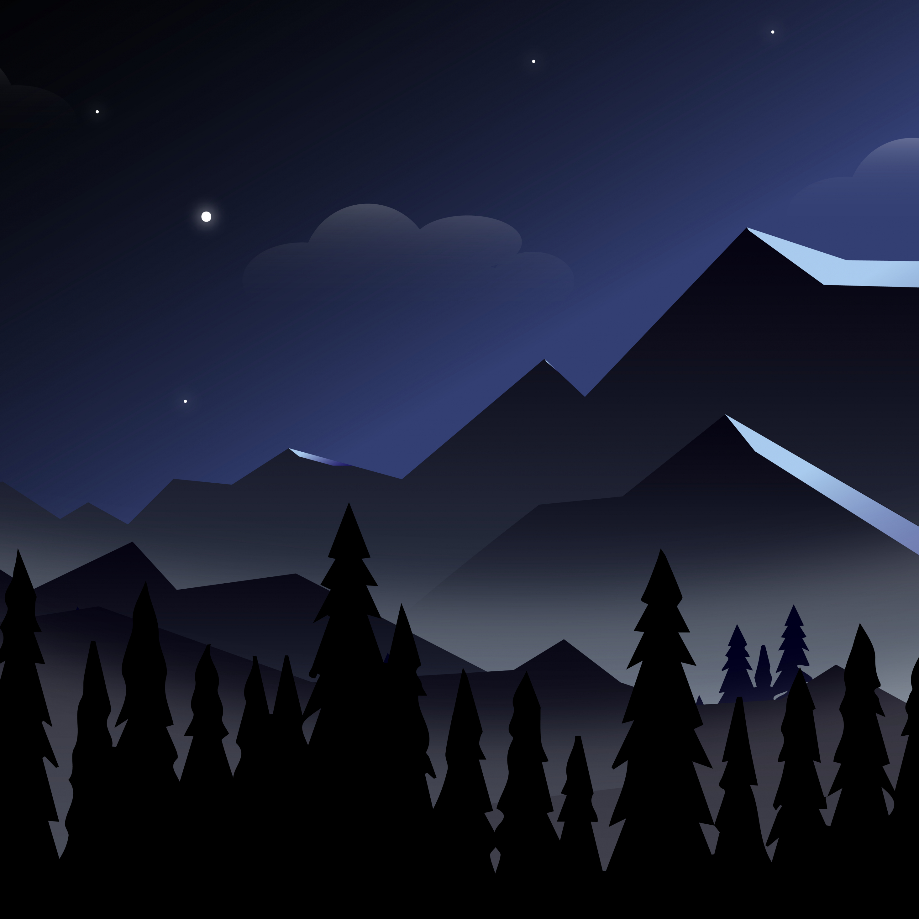 Vector Landscape our First Dynamic Wallpaper for macOS Mojave and higher  it will change colors every 2 hours  Wallpapers Central