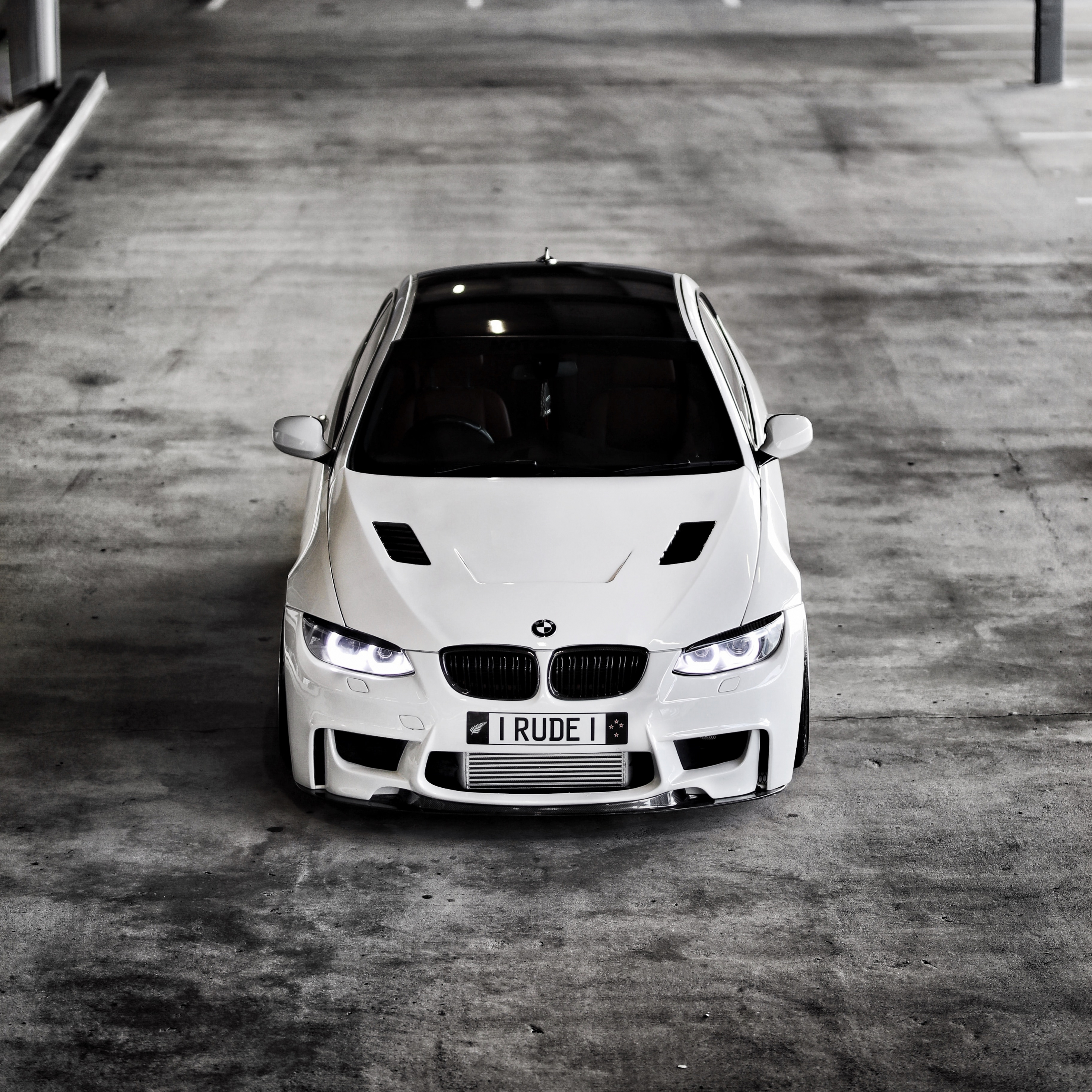 White Bmw Car Wallpaper