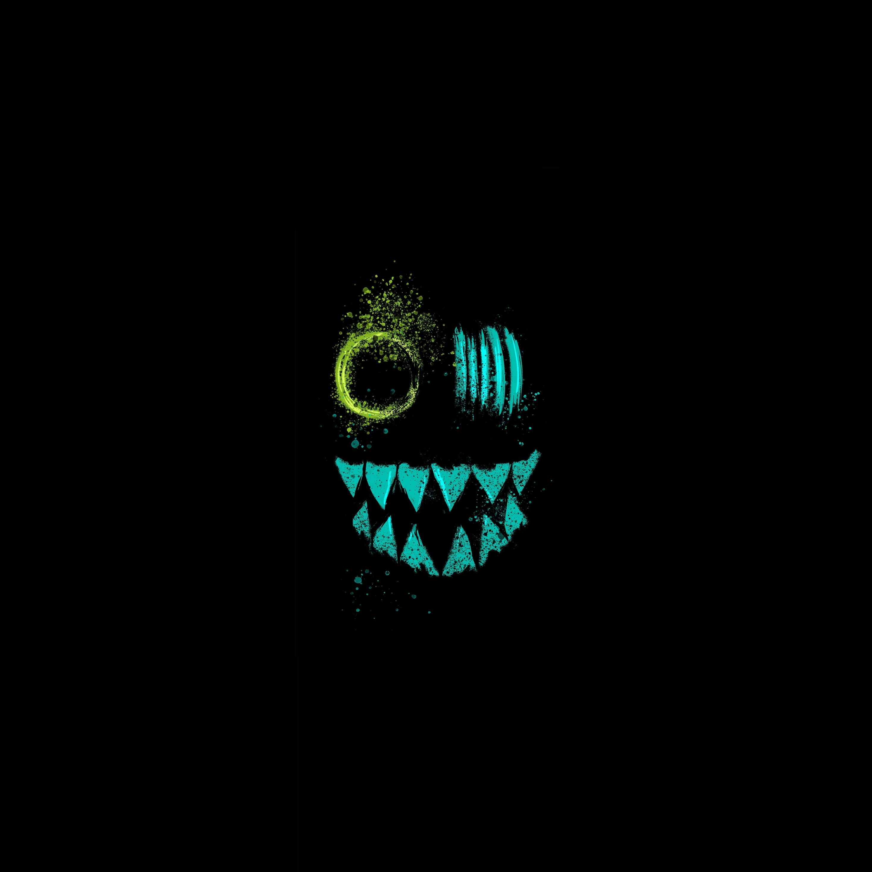 Download Monster Muzzle Minimal Art 2932x2932 Wallpaper Ipad Pro Retina 2932x2932 Image Background