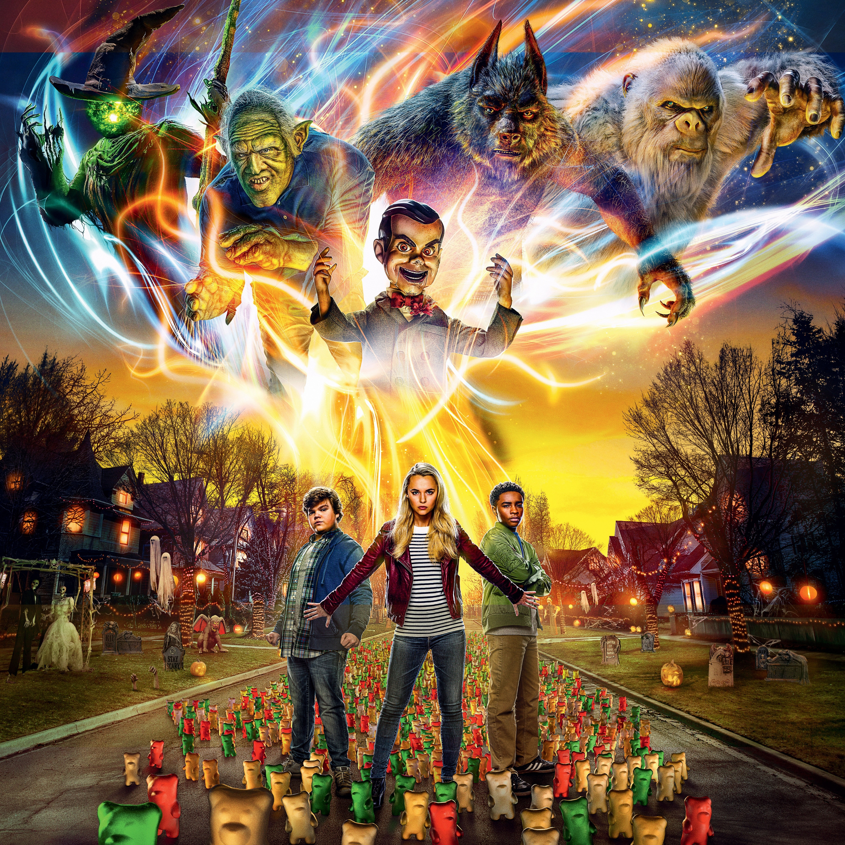 Ужастики 2. Ужастики беспокойный Хэллоуин. Goosebumps 2 Haunted Halloween. Goosebumps Haunted Halloween 2018. Ужастики 1 беспокойный Хэллоуин.