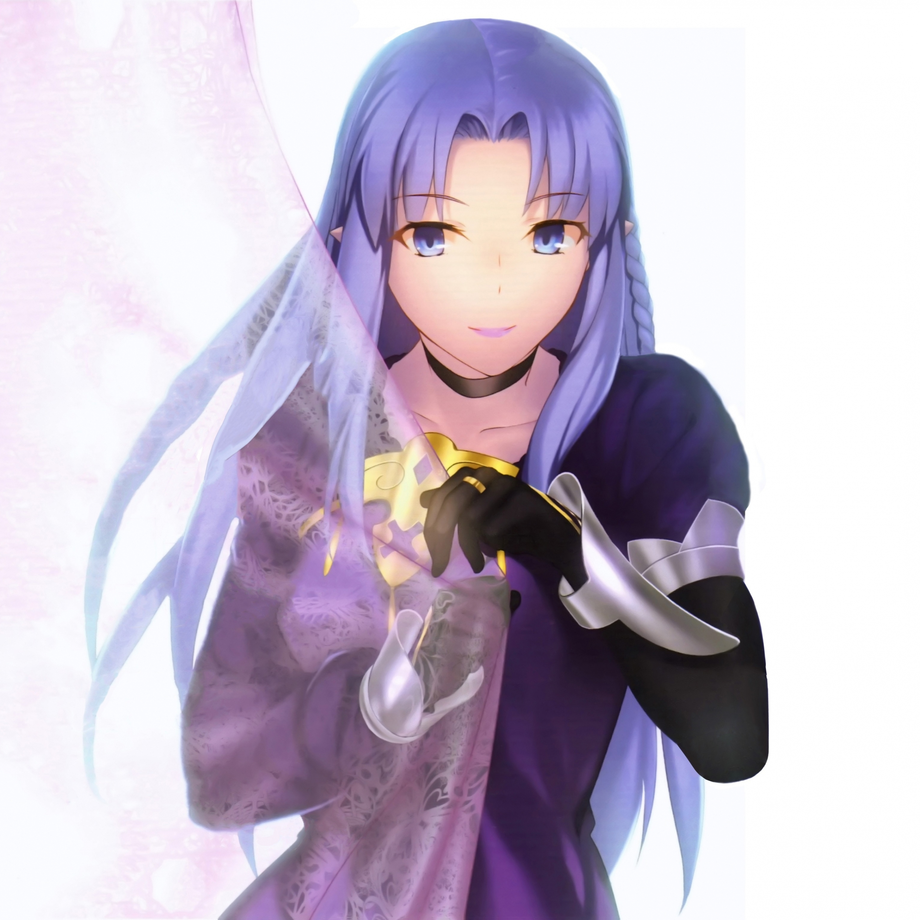 Download Blue Hair Caster Fate Stay Night Anime Girl 2932x2932 Wallpaper Ipad Pro Retina 2932x2932 Image Background 6119