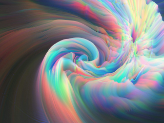 Glitch art, colorful swirl, abstraction, 320x240 wallpaper