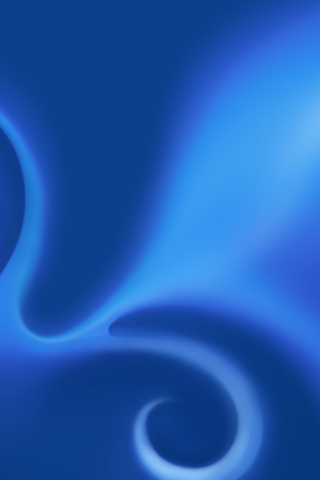 Blue, curves, surface, abstract, 240x320 wallpaper