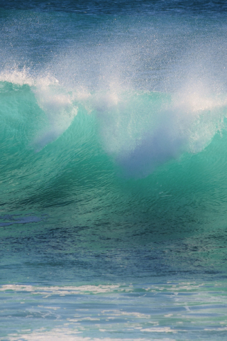 Sea waves, sea, big waves, 240x320 wallpaper