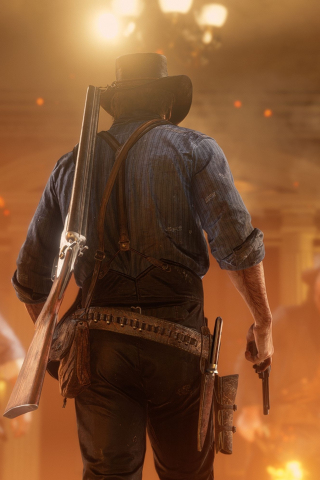 Red Dead Redemption 2, video game, game, 240x320 wallpaper