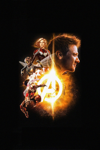 Avengers 4, superheroes, poster, 240x320 wallpaper