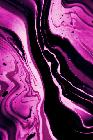 Pink waves, texture, artwork, 240x320 wallpaper
