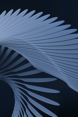 Wings like pattern, abstract, 240x320 wallpaper