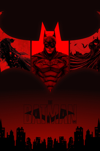 The Batman movie, 2022 movie, 8k poster, 240x320 wallpaper