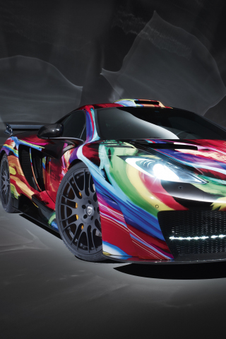 Colorful, Hamann Memor, sports car, 240x320 wallpaper