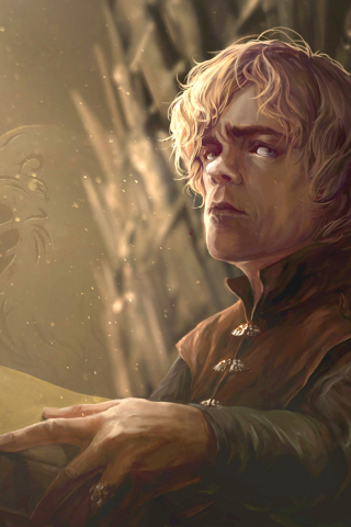 Tyrion, Game of thrones, tv series, artwork, 240x320 wallpaper
