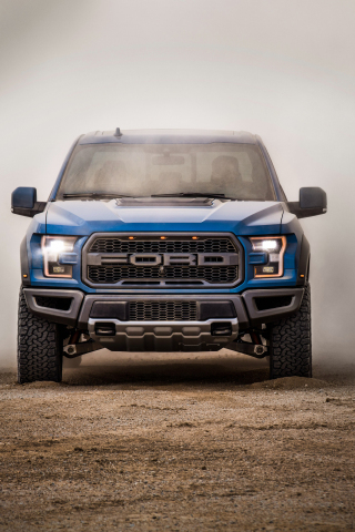 Ford F-150 Raptor, supercrew, front, 2018, 240x320 wallpaper