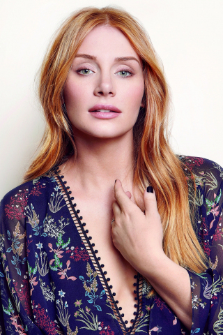 Bryce Dallas Howard, red head, gorgeous actress, 240x320 wallpaper