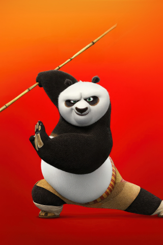 Download wallpaper 240x320 kung fu panda 4, movie, old mobile, cell ...