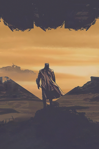 Batman, dark Knight, 2021 art, 240x320 wallpaper