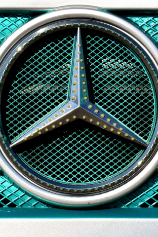 Mercedes-Benz, logo, 240x320 wallpaper