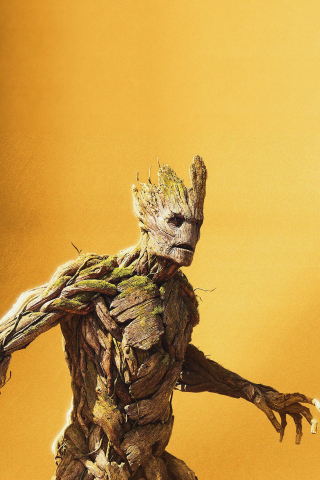 Groot, marvel comics, Avengers: Infinity War, 240x320 wallpaper