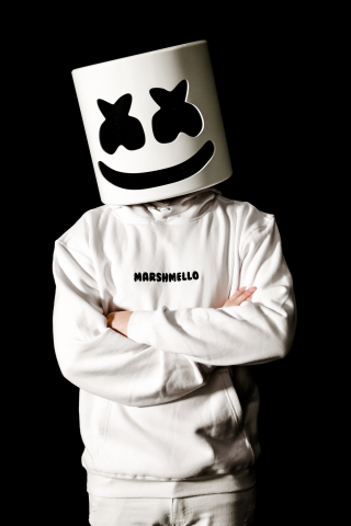 Marshmello, DJ musician, celebrity, 240x320 wallpaper