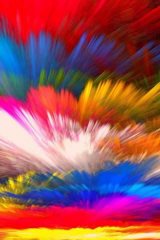 Colorful threads, abstract, 240x320 wallpaper