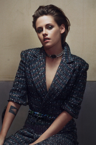 Celebrity, beautiful Kristen Stewart, 240x320 wallpaper