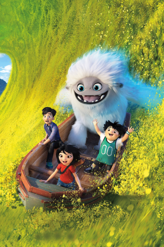Abominable, animation movie, 2019, 240x320 wallpaper