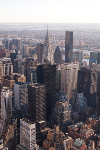 Manhattan, New York, buildings, cityscape, 240x320 wallpaper