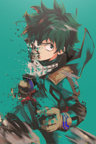 Download 240x320 Wallpaper Izuku Midoriya Boku No Hero Academia